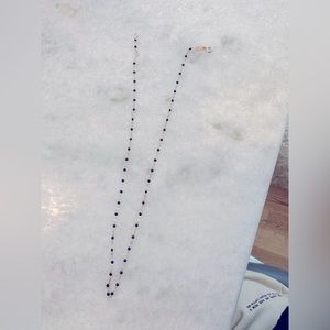 Gigi clouzeau yellow gold with navy resin beads